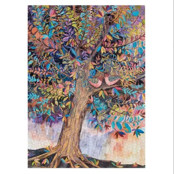 Illumination Tree 1000 Piece Gold Foil Puzzle - Picture 5 of 9